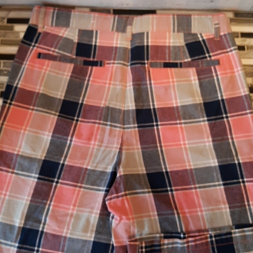 Children's Place plaid Bermuda shorts 16